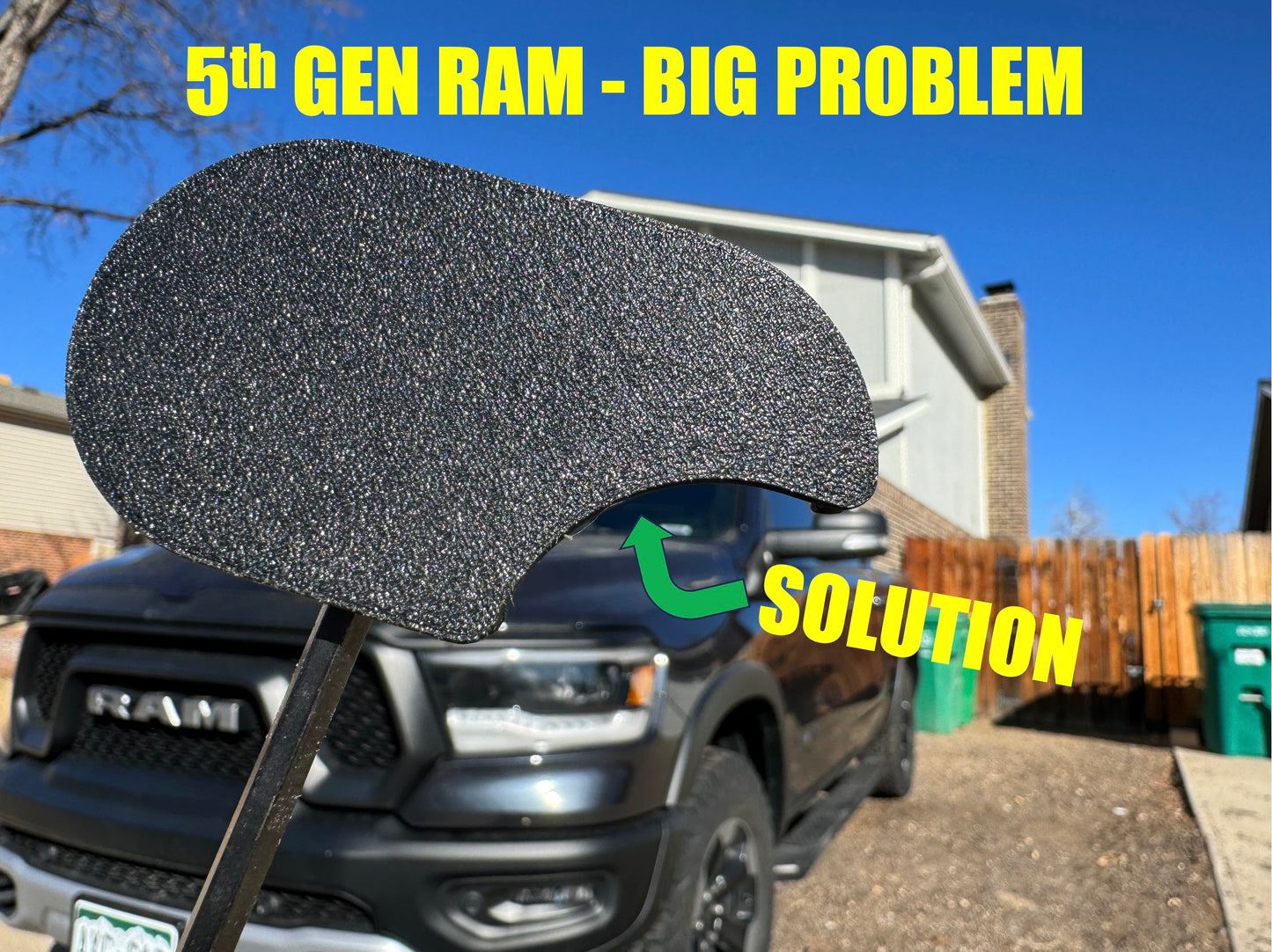 Tailgate Gravel Guard for 5th Gen Rams (2019+)